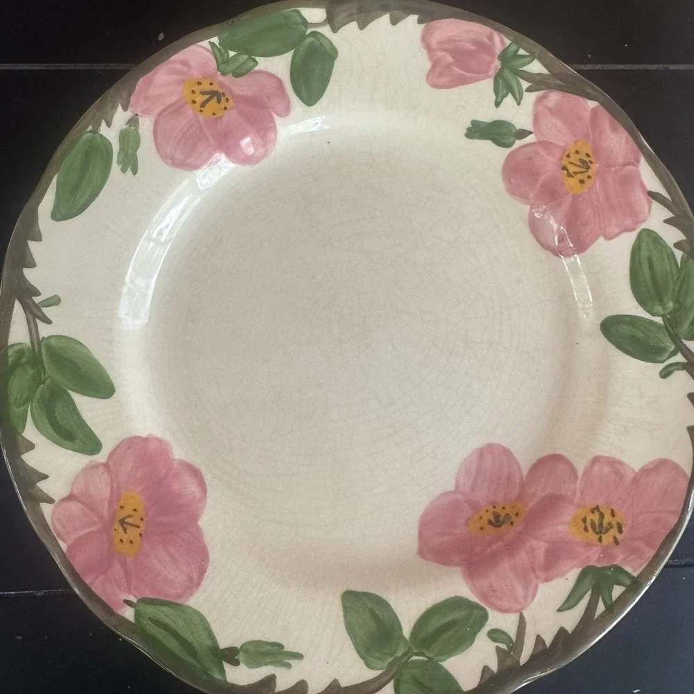 Vintage‎ Franciscan Desert Rose Dinner Plates Set of 3 England Pink Floral